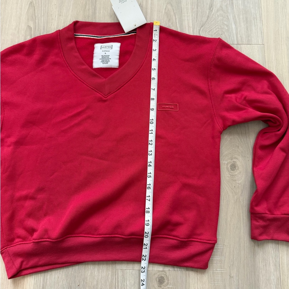 Hunter Red V-Neck Sweater - Picture 6 of 6